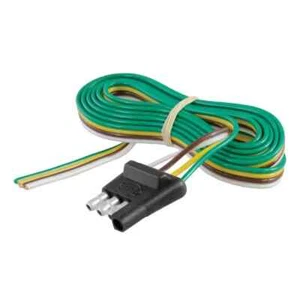 Connettore piatto 4 vie spina con fili 48" (lato rimorchio, confezionato) - Foto 1 di 4