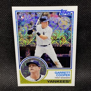 2018 Topps Chrome Silver Pack Garrett Cooper RC New York Yankees Rookie #21