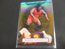 2010 WWE Topps Wrestling Platinum Gold Parallel #'d 09/50 MARK HENRY