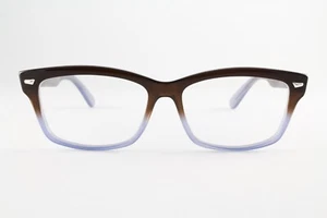 Rare Authentic Masunaga 006 #33 Brown Blue Ombre 55mm Glasses Frames Japan - Picture 1 of 6