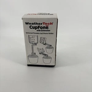 WeatherTech CupFone Holder Cell Phone Mount Black Adjustable Made In USA - Zdjęcie 1 z 6