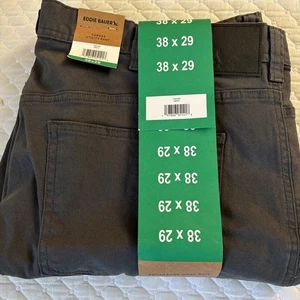 Eddie Bauer Herren Stretch Canvas Utulity Hose 38x29 Grau 1751319 Neu Mit Etikett - Bild 1 von 3