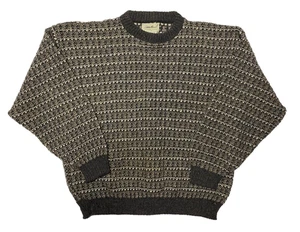 Suéter de Lana Eddie Bauer Hombres Grande De Colección Grueso Tejido Pullover Hecho en EE. UU. De Colección - Imagen 1 de 4