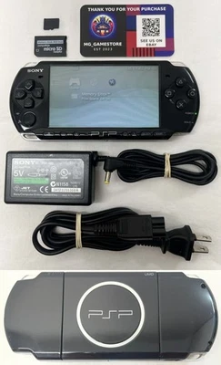 PSP 3000 Piano Negro / Batería Nueva / Cargador Sony Original / Sin Región / 64 GB Foto 1 de 4