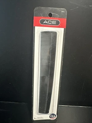 Peine de Bolsillo As Peluquería Negro Nuevo Sellado Hecho en EE. UU. #07842 2015 Foto 1 de 2