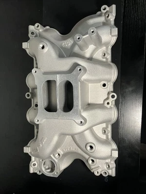 Colector de admisión Weiand 8012 Stealth aluminio 4bbl bloque grande BBF Ford 429 460 V8 Foto 1 de 4