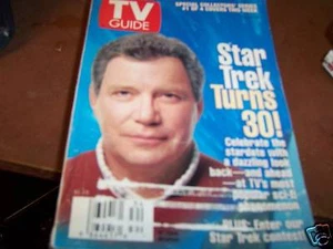 TV Guide 8/24-30 1996 William Shatner Star Strek 30 yrs - Imagen 1 de 1