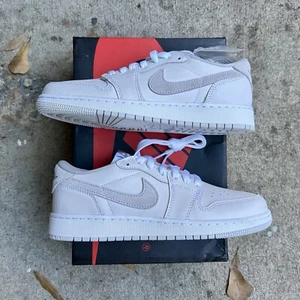 Jordan 1 Low OG Neutral Gray (GS) CZ0858-100 Size 7Y - Picture 1 of 4