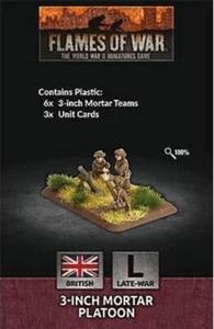 "Flames of War: BR729 Plotone di mortaio 3 pollici (plastica) ""Fronte di battaglia" - Foto 1 di 8