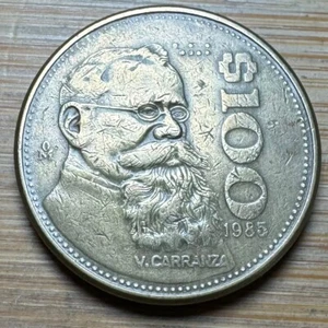 PIECE DE 100 PESOS MEXIQUE 1985 (1257 - Imagen 1 de 2