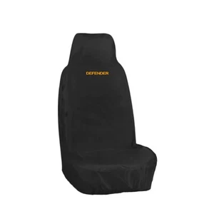 FÜR LAND ROVER DEFENDER - PREMIUM BLK EINZEL-VORDERSITZBEZUG MIT ORANGEM LOGO - Bild 1 von 2