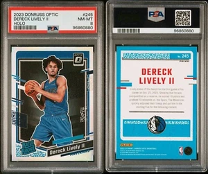 2023-24 Donruss Optic Dereck Lively II Holo Prizm Rated Rookie RC #245 PSA 8 - Bild 1 von 1