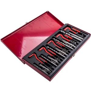 131 pcsThread Repair Kit Stripped 1/4" M5 M6 M8 M10 M12 1/2" Installation Tools - Picture 1 of 11
