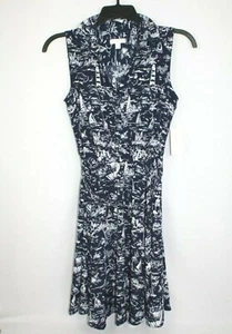 Charter Club Petite Ocean Drift ärmelloses Damenkleid Größe 10 Haustier - Bild 1 von 4