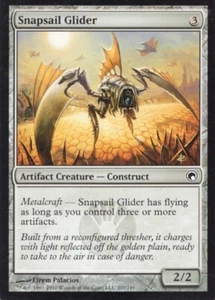 3X SNAPSAIL GLIDER 203/249 SCARS OF MIRRODIN MTG MAGIC LP X3 (yourdeckbuilder) - Picture 1 of 1