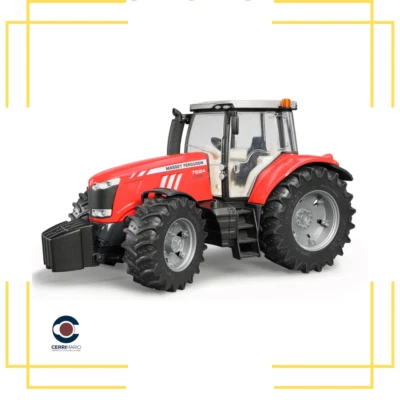 Bruder  03046 massey ferguson 7624 trattore mezzo agricolo - Immagine 1 di 4