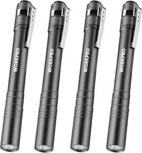 LED Pen Light, Aluminum Pen Flashlights, Pocket Flashlight with Clip for Inspect - Picture 1 of 12