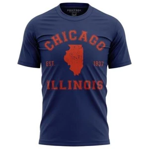 Chicago Shirts Herren Illinois Baseball Basketball Football Shirt Unisex - Bild 1 von 15