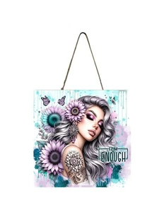 I Am Enough Handmade Wood Mini Small Sign - Picture 1 of 8