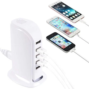 Cell Phone USB 5 Port Power Charger Tower NEW * - Picture 1 of 4