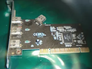 SYBA SD-FW323-3I 3-port FireWire IEEE1394 PCI card, p/n: FWA323-C02 - Picture 1 of 4