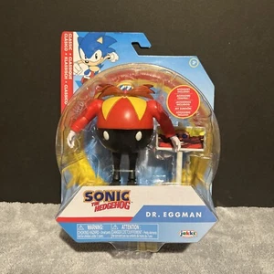 ✅ Jakks Pacific Sega Sonic The Hedgehog DR. EGGMAN mit GOAL POST 4" Figur | NEU | - Bild 1 von 2