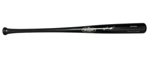 David Ortiz Signed Black Louisville Slugger Baseball Bat Beckett Witness BAS COA - Picture 1 of 4