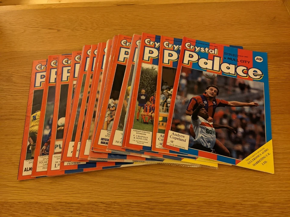 1987-88 Crystal Palace Full set Homes - Image 1 of 1