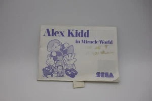 ALEX KID IN MIRACLE WORLD - MANUALE DI ISTRUZIONI per sega MASTER SYSTEM pal - Picture 1 of 5