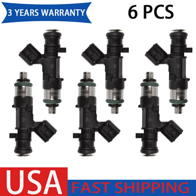 Inyectores de combustible 6 piezas 68000880AA para Dodge Magnum 2005-2008 2,7 L V6 3,5 L V6 FJ612 Foto 1 de 4