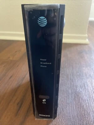 AT&T BGW210 Internet Router Black Cords Not Included 1000 Mbps - Image 1 of 4