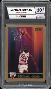 Skybox #41 1990 Michael Jordan grado MG 10 gemas como nuevo Chicago Superstar Hof - Imagen 1 de 2