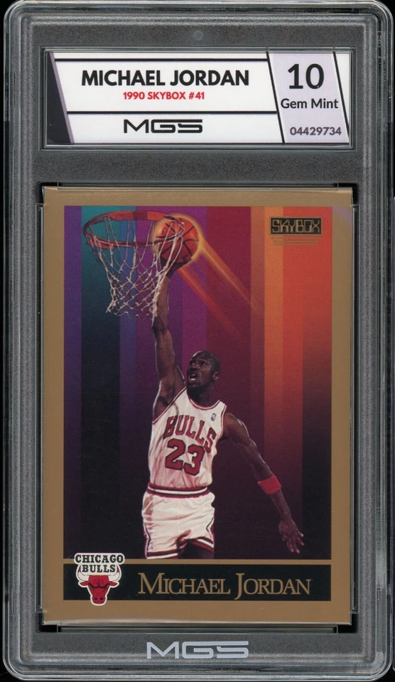 1990 Skybox #41 Michael Jordan MGS CLASSIFICADO 10 Gem Perfeito Chicago SUPERSTAR HOF - Imagem 1 de 2