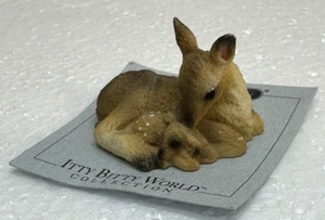 Deer and Fawn 1996 miniatura United Designs Itty Bitty World Critters IBC-462 - Imagen 1 de 9