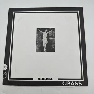 Crass Records Yes Sir I Will 121984-2 Vinyl LP Album - Picture 1 of 5