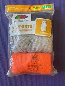 Fruit of the Loom Boys A-Shirts Sz S / 6-8 - Picture 1 of 2