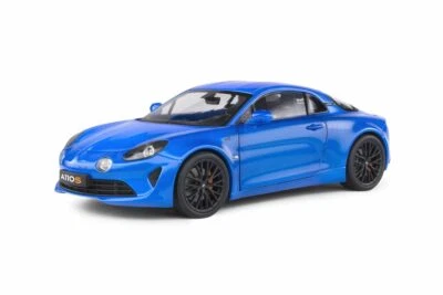 Alpine A110 S Blu 2019 Renault Solido S1801606 1/18 IN Metallo Die Cast Modello - Immagine 1 di 4