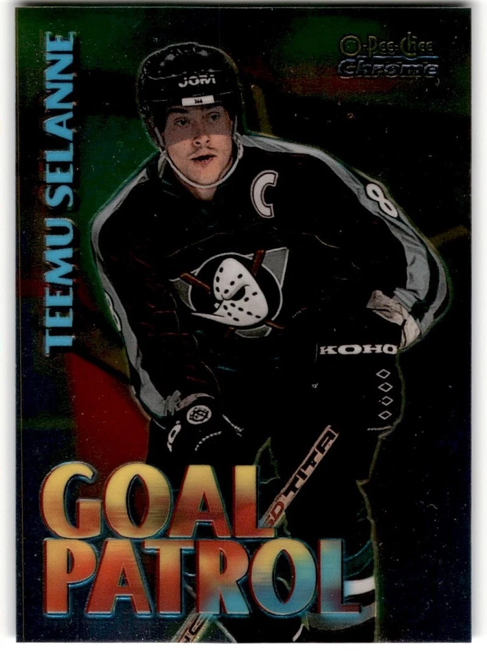 1998-99 O-Pee-Chee Chrome Season's Best Teemu Selanne #SB13 Anaheim Mighty Ducks - Image 1 of 2