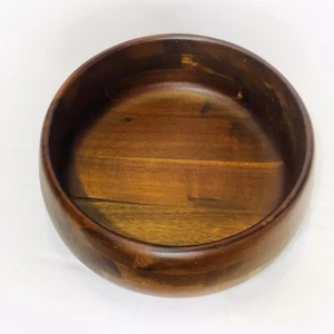 Servierschüssel aus Holz stückweise gedreht 8" - Bild 1 von 7