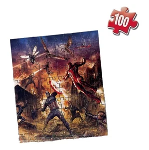 Captain America Civil War Avengers 100 Piece Jigsaw Puzzle Fun 10.3" x 9.1" - Picture 1 of 8