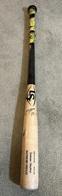 Hudson Haskin Juego Usado Bate Roto Louisville Slugger Orioles Prospect Foto 1 de 3