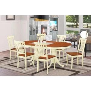 7 Pc Dining room set for 6-Dining Table with 6 Kitchen Dining ... - Picture 1 of 4