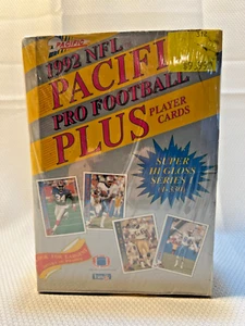 1992 Pacific Pro Football Plus FACTORY SEALED Hobby Box - Picture 1 of 6