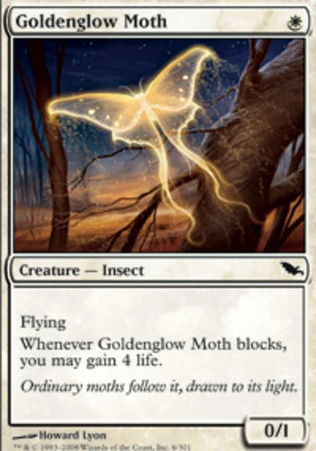 MTG - Goldenglow Moth - Shadowmoor - NM, English Magic FLAT RATE SHIP - Image 1 of 1