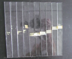 SET OF 10 GLASS STRIPS 20 X 210mm FOR PARKRAY 30, 33, 66, 77 - Picture 1 of 1