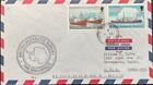 1997 British Antarctic Territory #205,#210 on cover,Halley to US;RRS   *d