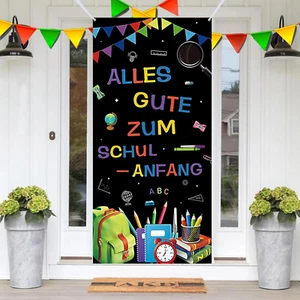 Einschulung Deko Banner, Deko Einschulung Schulanfang Deko, Banner Einschulung f - Bild 1 von 7