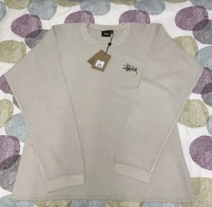Stussy Raglan Bone Thermal L/S Crew (TODAS LAS TALLAS DISPONIBLES) - Imagen 1 de 7