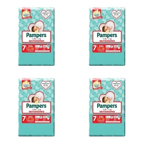 Pampers Baby Dry Mutandino Misura 7 XXL 17Kg+ (52 Pannolini) - Foto 1 di 1
