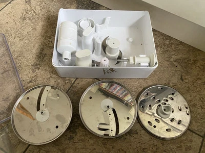 Kitchenaid artisan 5KFPM770 Food Processor Complete Box Of Accessories Blades - Image 1 of 3